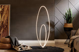 Milan Chrome LED 65" Floor Lamp // Dimmable  | Finesse -  Home Elegance USA