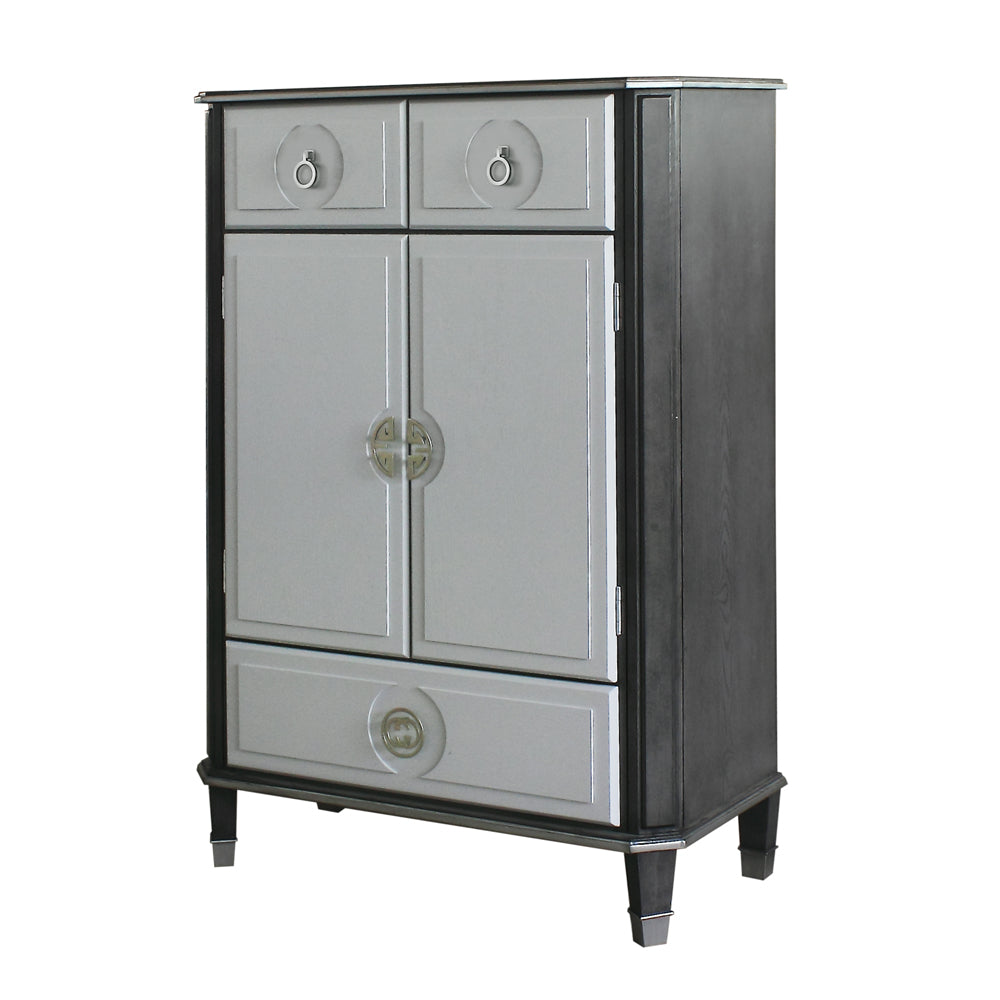 Acme - House Beatrice Chest 28816 Charcoal & Light Gray Finish