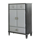 Acme - House Beatrice Chest 28816 Charcoal & Light Gray Finish