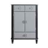 Acme - House Beatrice Chest 28816 Charcoal & Light Gray Finish