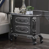 Acme - House Delphine Nightstand 28833 Charcoal Finish