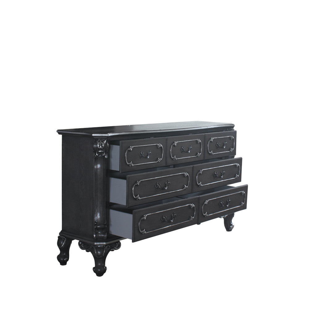 Acme - House Delphine Dresser 28835 Charcoal Finish