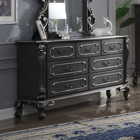 Acme - House Delphine Dresser 28835 Charcoal Finish