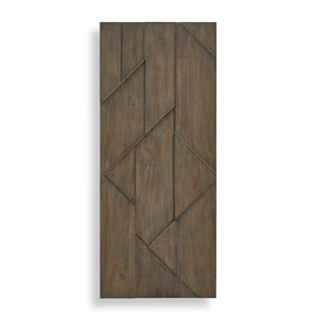 Hanoi Geometric Wood Wall Panel Woodtone - Dark Brown by Uttermost - View 1