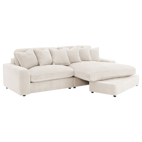 Upton Sand Reversible Sectional Sofa - sold by Home Elegance USA