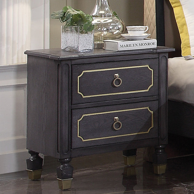 Acme - House Marchese Nightstand 28903 Tobacco Finish