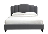 Acme - Giada EK Bed 28967EK Charcoal Fabric