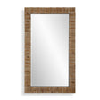 Ayanna Wood Mirror Gray Washed - Dark Brown by Uttermost - View 1