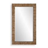 Ayanna Wood Mirror Gray Washed - Dark Brown by Uttermost - View 1
