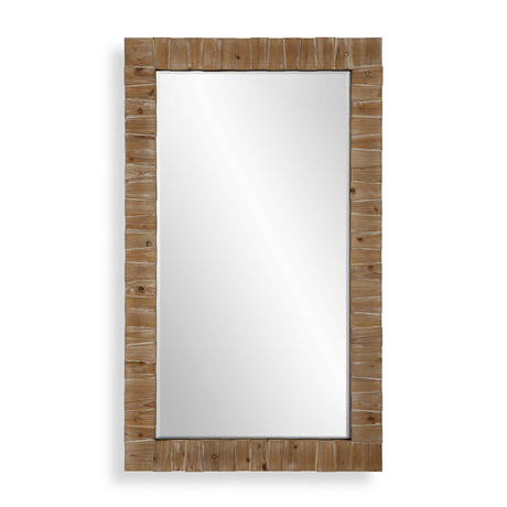 Ayanna Wood Mirror Gray Washed - Dark Brown by Uttermost - View 1