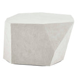 Parra Outdoor Coffee Table Limestone - White by Uttermost - View 3