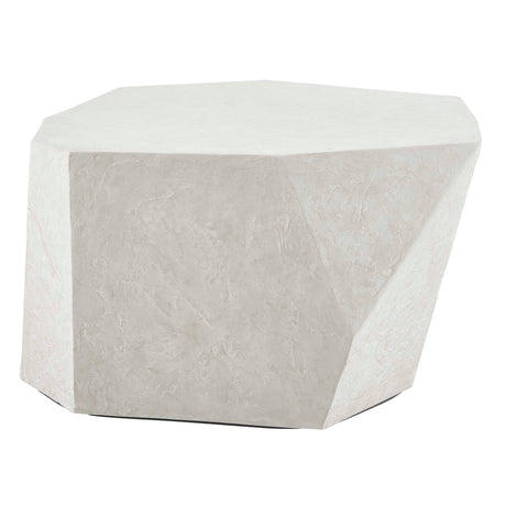 Parra Outdoor Coffee Table Limestone - White by Uttermost - View 3