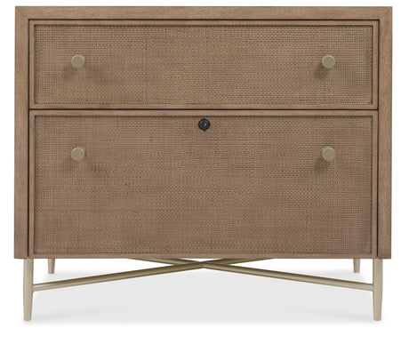 Sonnet Lateral File Cabinet - Dark Gray / Light Brown by Hooker Furniture - View 6