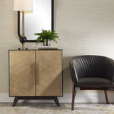 Reina Modern 2 Door Cabinet Woodtone - Light Brown by Uttermost - View 2