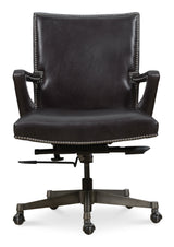 Phoenix Executive Swivel Tilt Chair - Black by Hooker Furniture - View 7