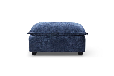 Modern Sectional Sofa,L-Shape Linen Fabric Corner Couch Set with Convertible Ottoman for Living Room, Apartment, Office,Blue,3 Colors - sold by Home Elegance USA