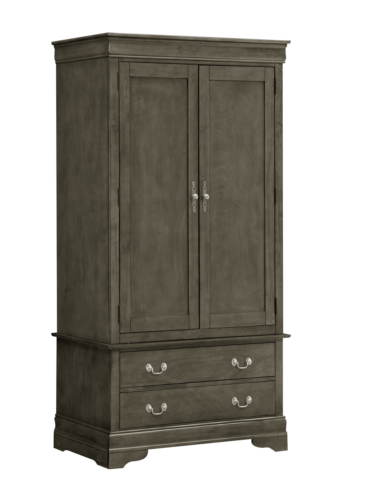 Louis Phillipe G3105-A Armoire , Gray - sold by Home Elegance USA