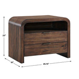 Decatur Side Table Woodtone - Dark Brown by Uttermost - View 3