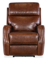 Harlan Zero Gravity Power Recliner With Power Headrest - Dark Brown by Hooker Furniture - View 6