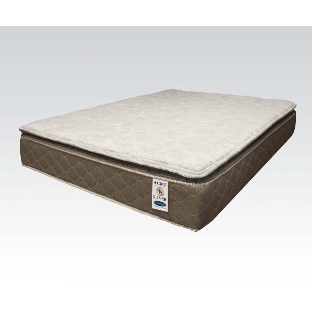 Acme - Englander Silver 12" Twin Mattress 29130 Fabric