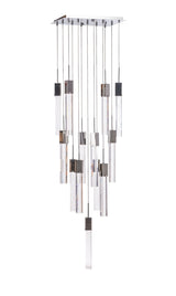Rectangular Crystal Chandelier // XL 13 Light  | Finesse