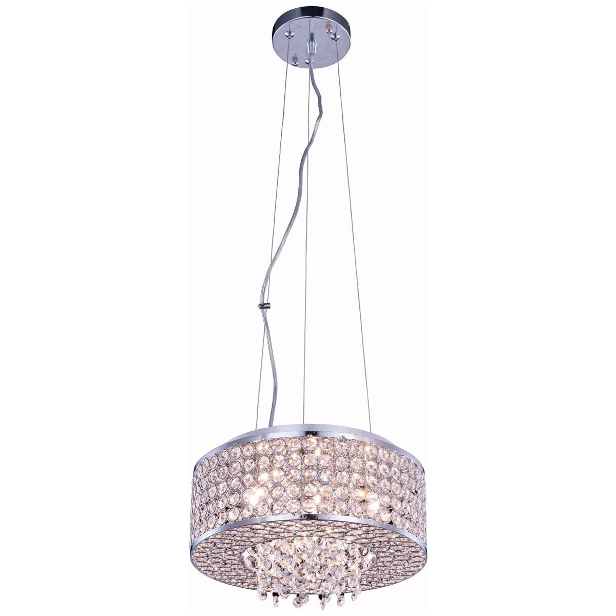 Amelie 4 - Light Chrome Pendant | Elegant Lighting | Home Elegance USA