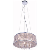 Amelie 6 - Light Chrome Pendant | Elegant Lighting | Home Elegance USA