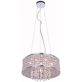 Amelie 6-Light Chrome Pendant | Elegant Lighting