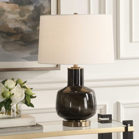 Buchanan Table Lamp Charcoal - Black by Uttermost - View 2
