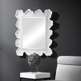 Sea Coral Coastal Mirror - Silver / White by Uttermost - View 5