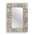 Lathey Teak Mirror Woodtone - Gray by Uttermost - View 1