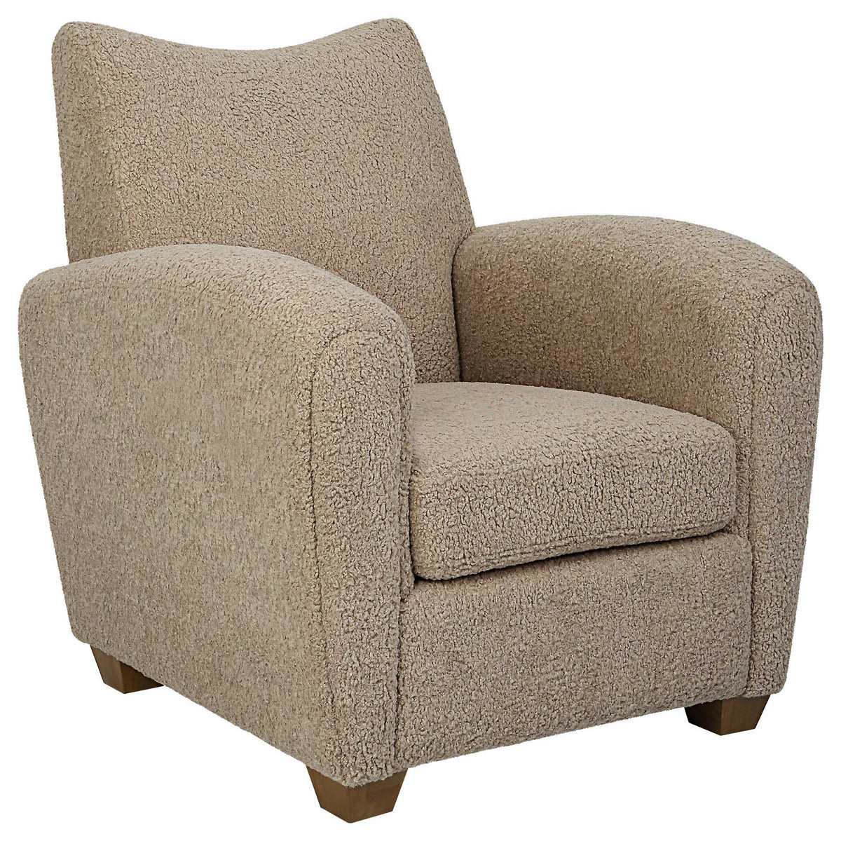 Teddy Accent Chair Latte - Beige by Uttermost - View 3