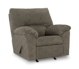 Ashley Flannel Norlou Rocker Recliner - Velvet | Home Elegance USA