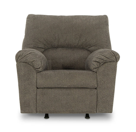 Ashley Flannel Norlou Rocker Recliner - Velvet | Home Elegance USA