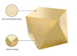 Gemma 3 Piece Occasional Table Set In Gold - 222Gold-3Set | Meridian - sold by Home Elegance USA
