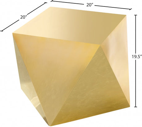 Gemma 3 Piece Occasional Table Set In Gold - 222Gold-3Set | Meridian - sold by Home Elegance USA
