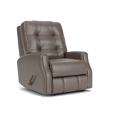 Devon Transitional Leather Recliner, Nailhead Trim | Flexsteel