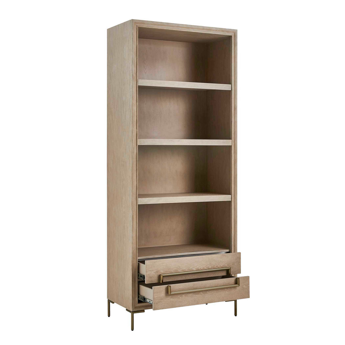 Alessia Etagere Light Oak - Light Brown by Uttermost - View 5