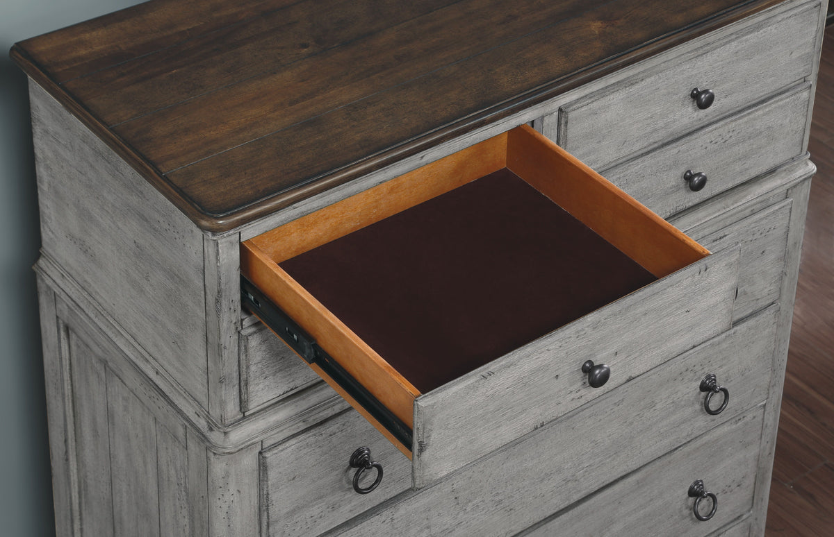 Plymouth Drawer Chest - Gray | Flexsteel