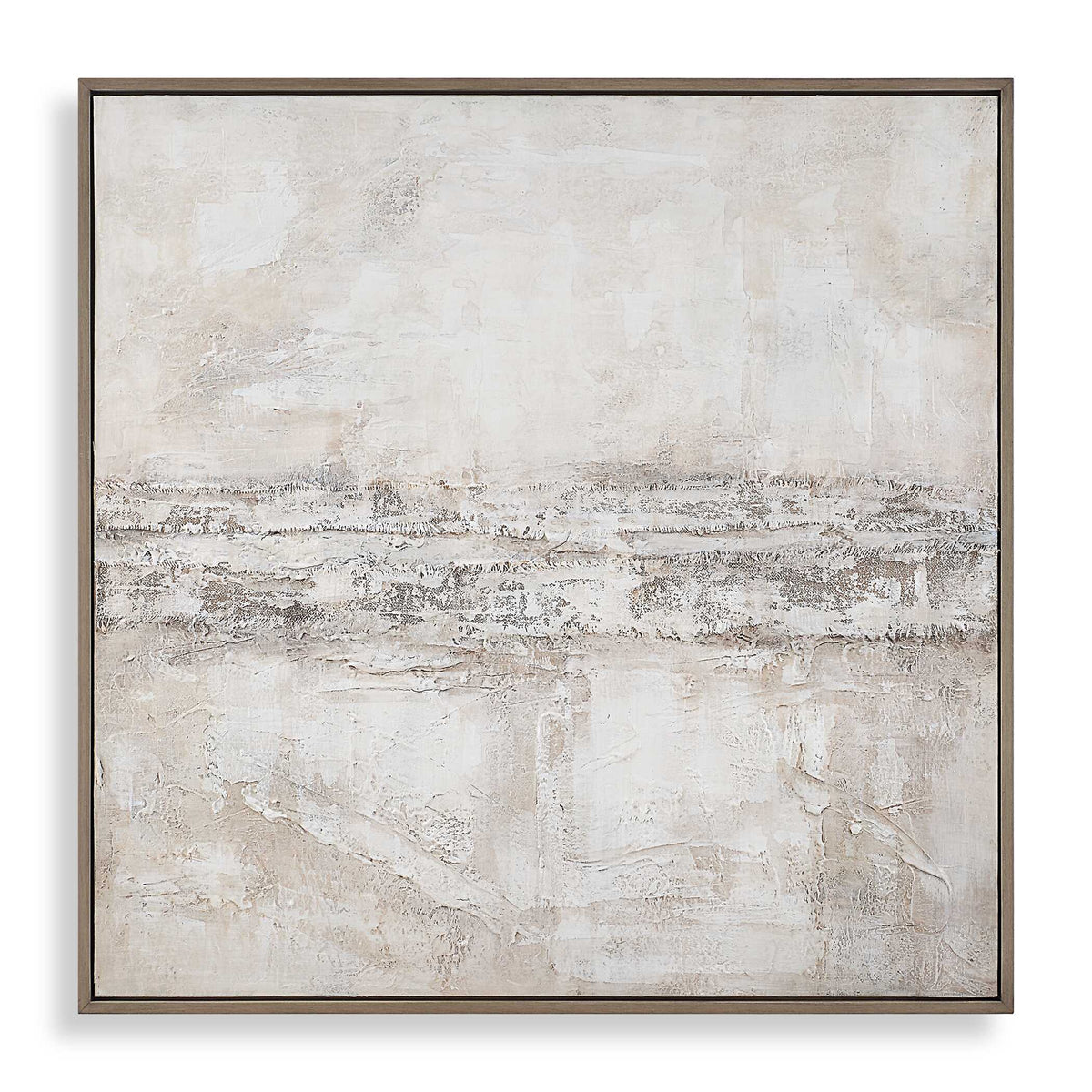 Desert Oasis Abstract Canvas Art - Gray by Uttermost - View 1