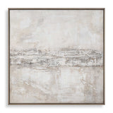 Desert Oasis Abstract Canvas Art - Gray by Uttermost - View 1