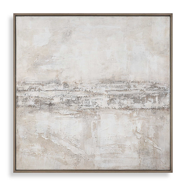 Desert Oasis Abstract Canvas Art - Gray by Uttermost - View 1