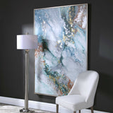 Mercury Hand Abstract Art - Blue by Uttermost - View 3