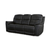 Crew Power Reclining Sofa With Power Headrests & Lumbar - Raven | Flexsteel