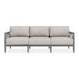 Borneo Outdoor Sofa Dove - Light Gray by Uttermost - View 1