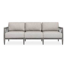 Borneo Outdoor Sofa Dove - Light Gray by Uttermost - View 1