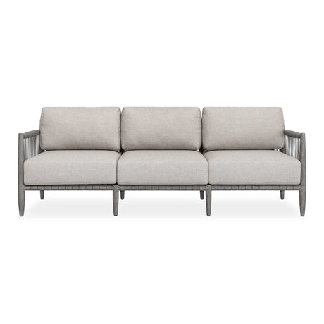Borneo Outdoor Sofa Dove - Light Gray by Uttermost - View 1