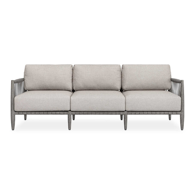 Borneo Outdoor Sofa Dove - Light Gray by Uttermost - View 1