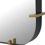 Pali Industrial Iron Mirror - Gold by Uttermost - View 5