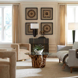 Grounded Modern Swivel Chair - Light Brown by Uttermost - View 10